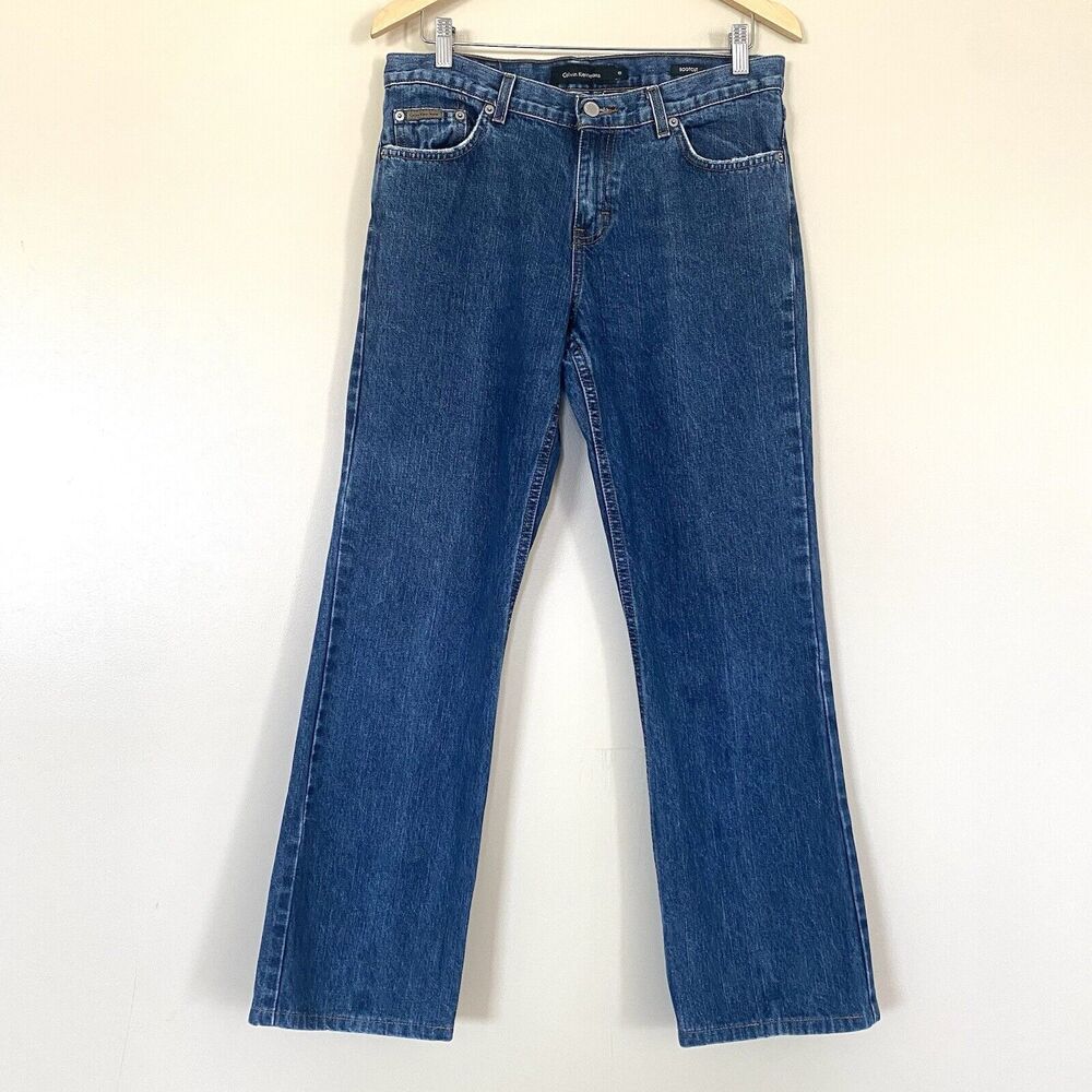Calvin Klein Women’s Bootcut High Rise Medium Wash Jeans Size 10